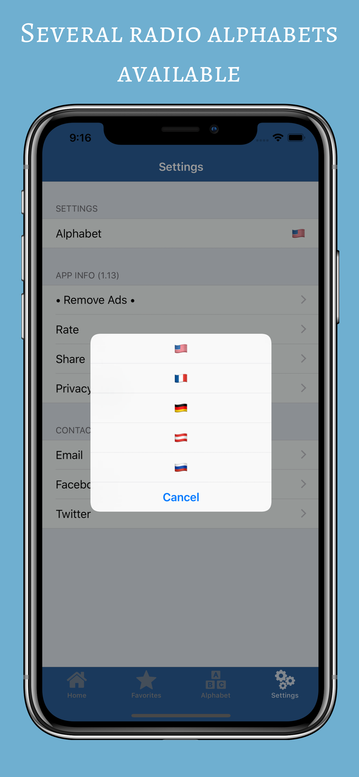 NATO Phonetic Alphabet screenshot 5