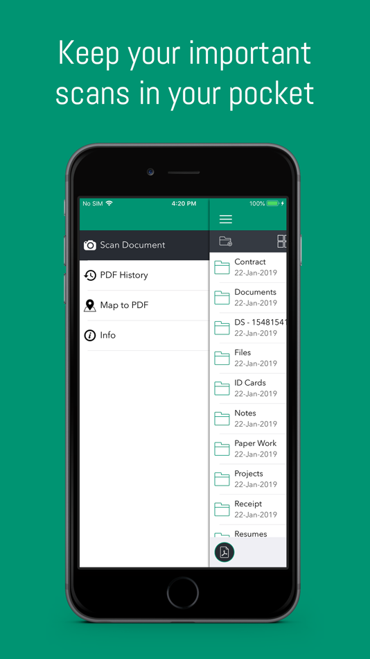 #1. Doc Scanner - Documents (iOS) 由: AppAspect Technologies Pvt. Ltd.