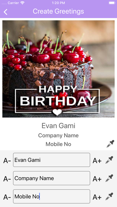 Birthday  Messages & Wishes Screenshot