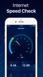 wifi & internet speed test iphone screenshot 1