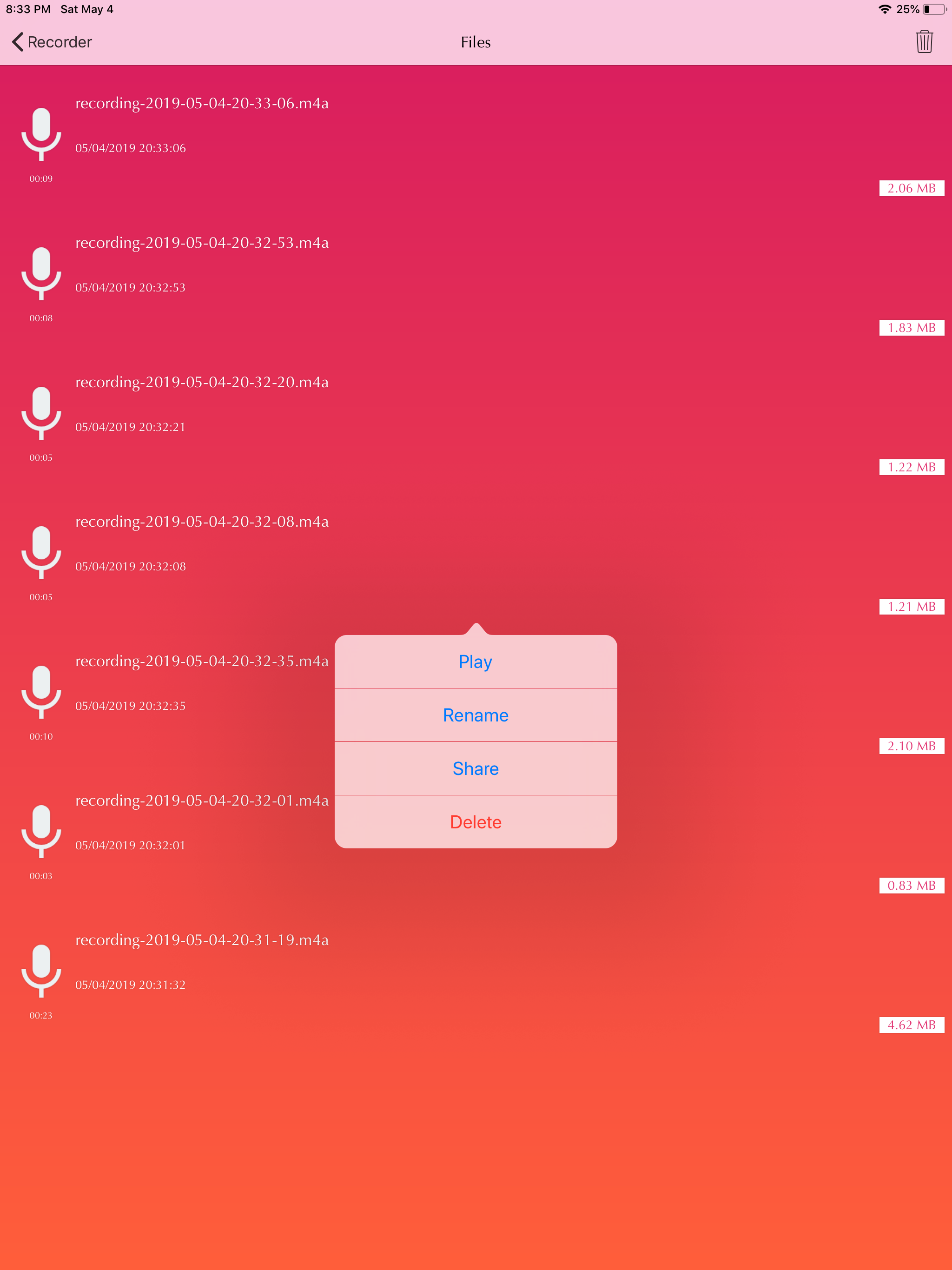 Voice Recorder-Sound Recorder screenshot 8
