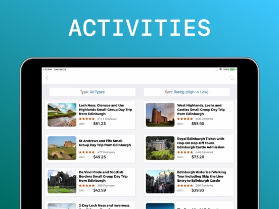 Edinburgh Travel Guide . iPad screenshot 6 - Navigation app