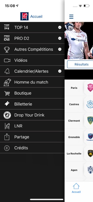 Ligue Nationale de Rugby(圖2)-速報App