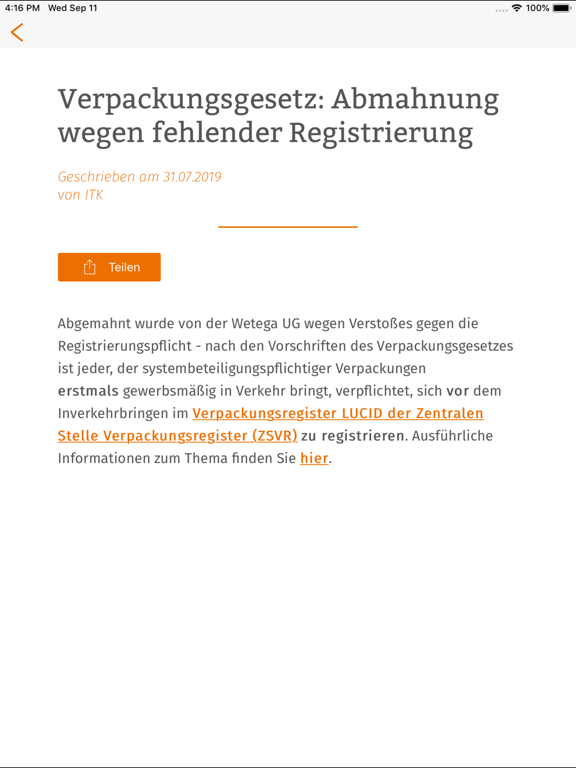 Screenshot #6 pour Abmahnradar