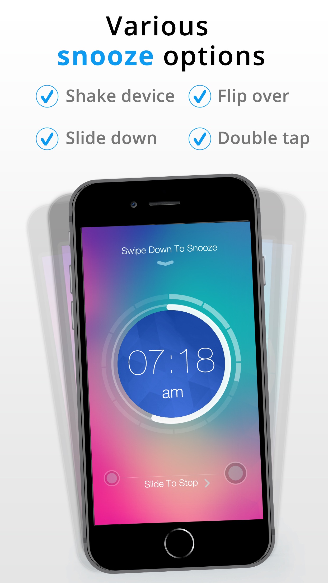 Screenshot 2 of Gesture Alarm Clock