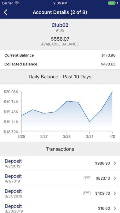 Pegasus Bank TMS Screenshot