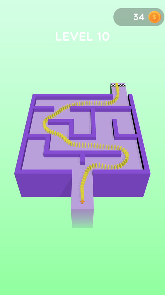 #5. Domino Run!! (iOS) 由: NoBrain Studio