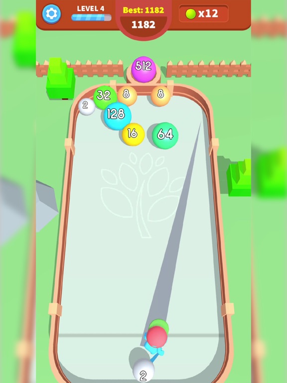 2048 Color 3D iPad screenshot