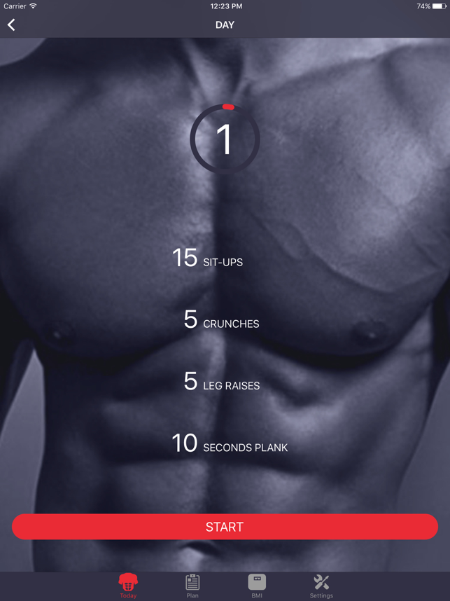 ‎Six Pack Abs + Fat Burn Diet Screenshot