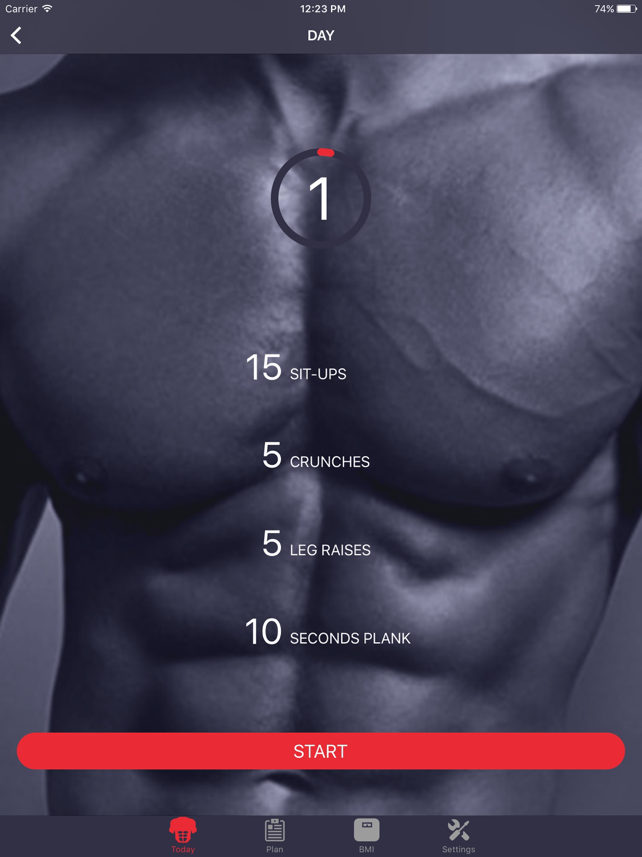 Six Pack Abs + Fat Burn Diet Screenshot