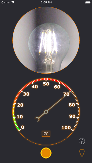 Illuminance Pulsation Meter Screenshot