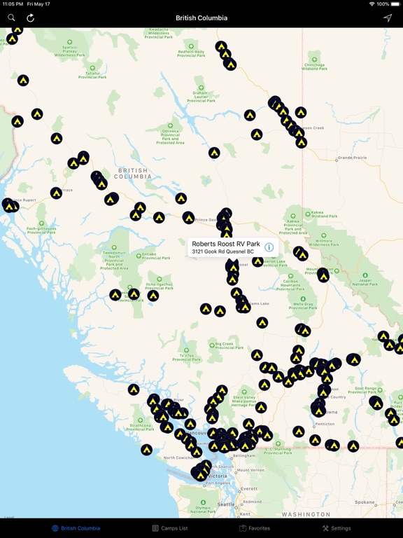 Screenshot #4 pour British Columbia & Yukon RV's