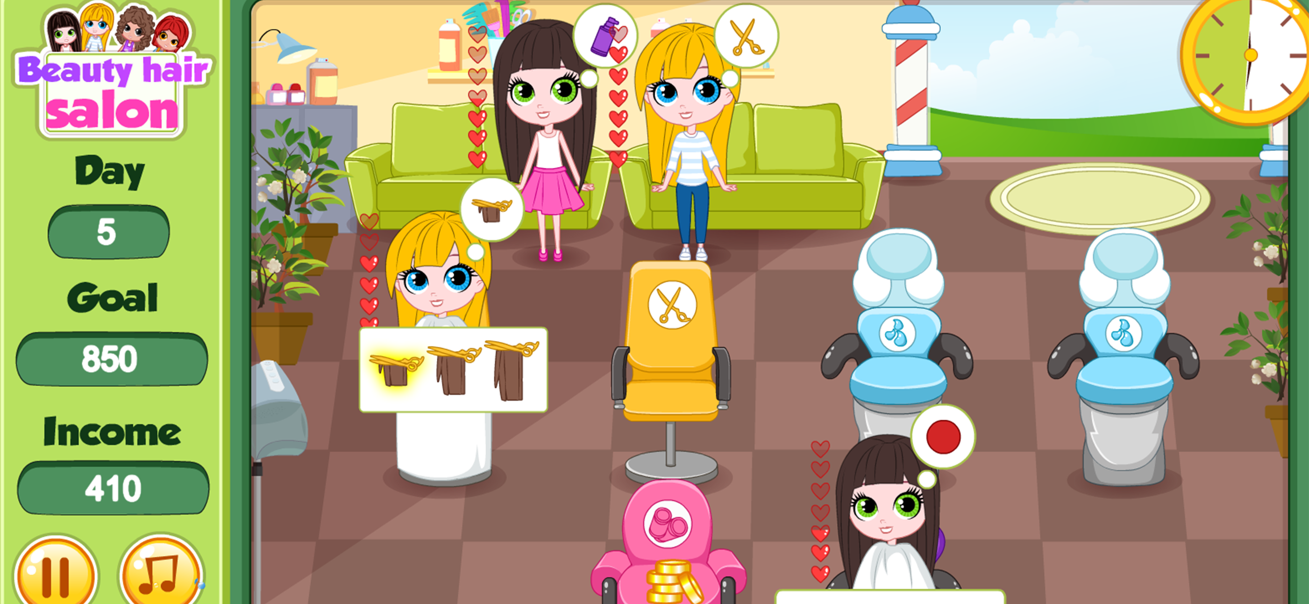 Beauty hair salon management