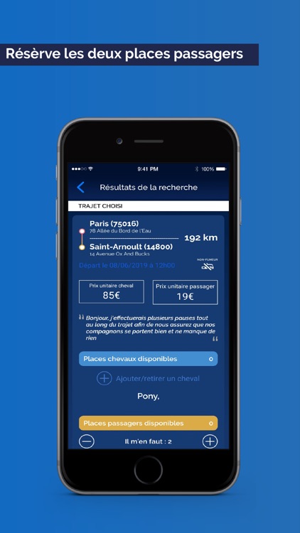 HippnGo Covoiturage chevaux screenshot-7