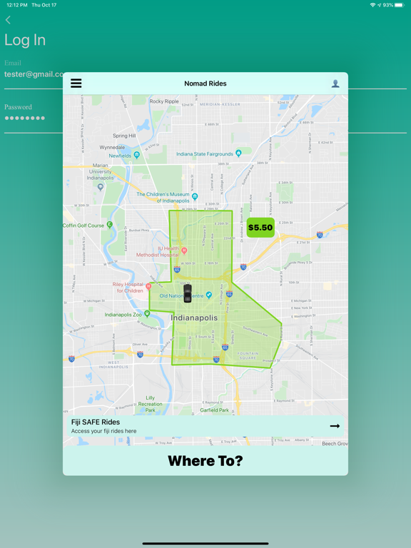 Nomad Rides iPad screenshot 2 - Travel app