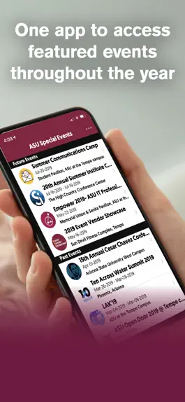 Game screenshot ASU Special Events apk