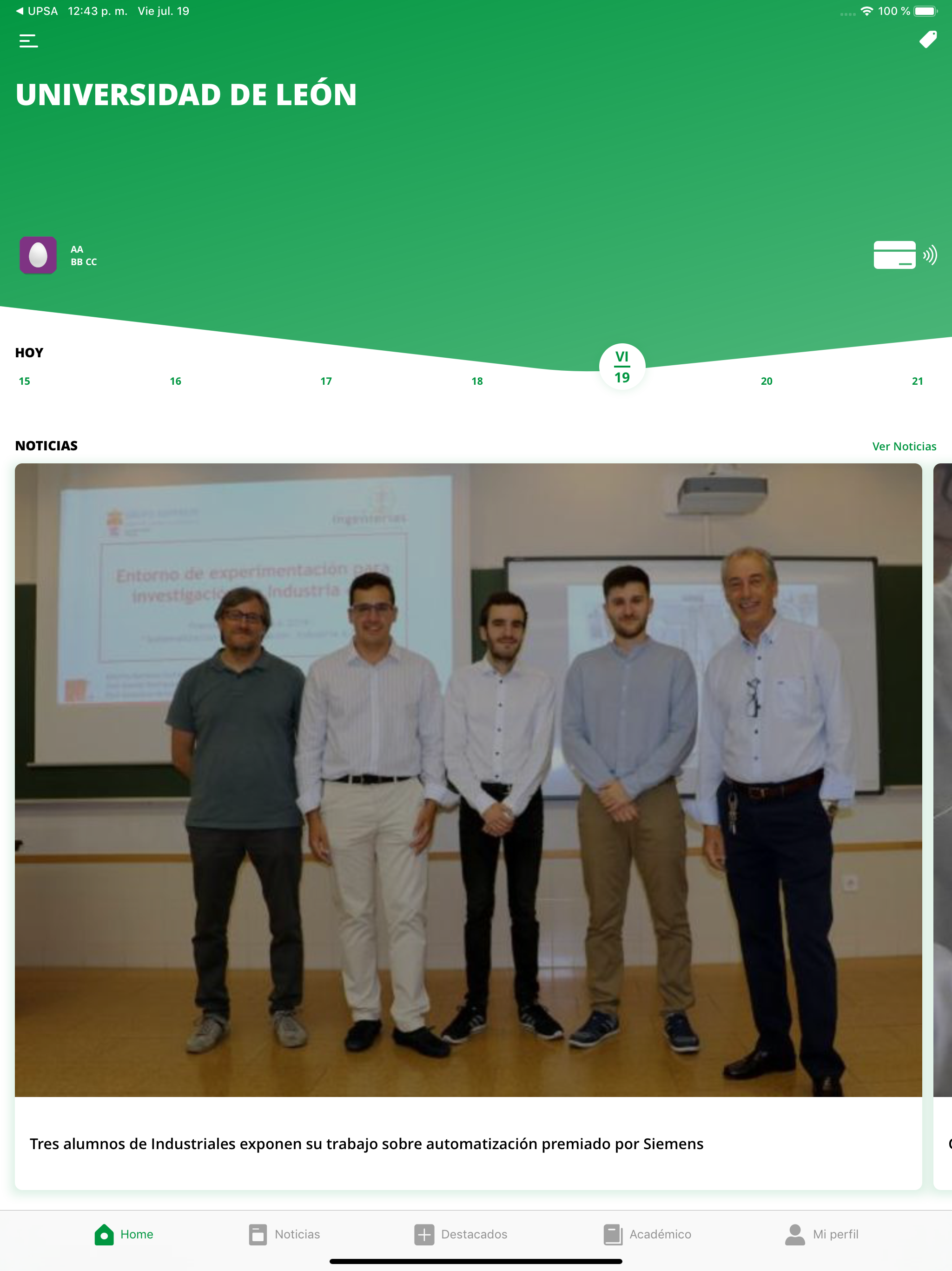 Unileon App screenshot 10