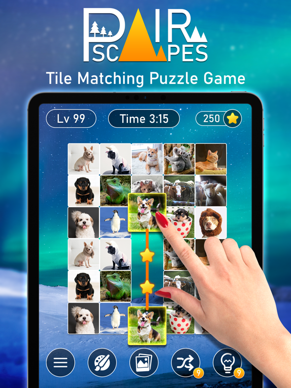 Screenshot #4 pour PairScapes: Pair Matching Game