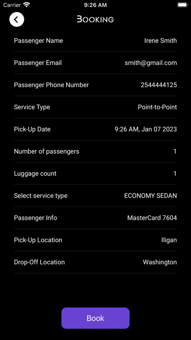 Black Car Link Screenshot