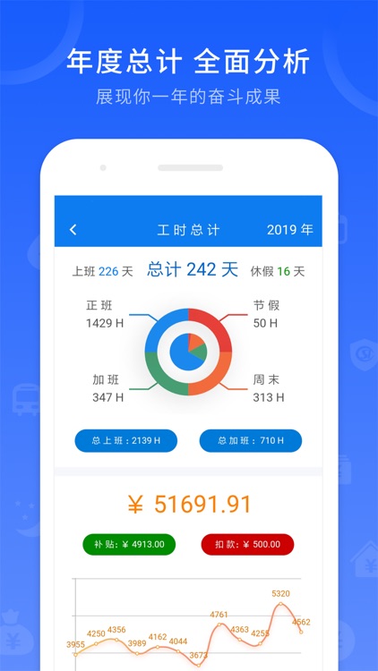 工时记录-记加班考勤助手 screenshot-4
