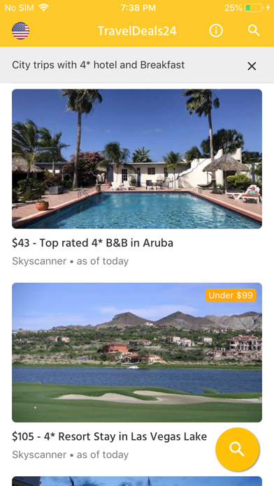 Vacation Deals & Cruises Screenshot