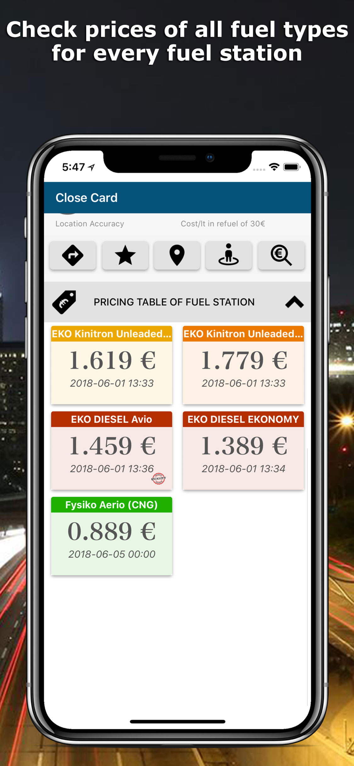 fuelGR screenshot 4