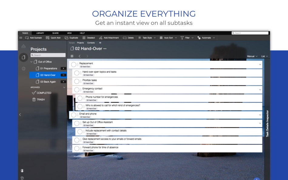 Organize:Pro - Project Manager - 4.10.51 - (macOS)