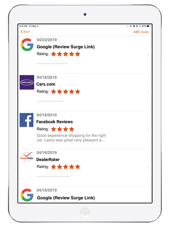 DAS Mobile iPad screenshot 2 - Business app