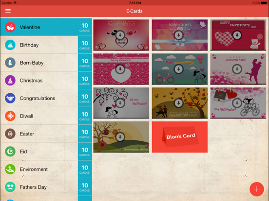 Screenshot #4 pour E-Cards Greeting App