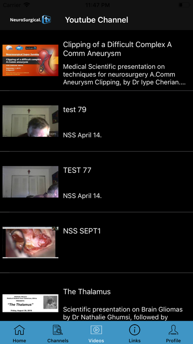 Screenshot #3 pour NeuroSurgical.tv App
