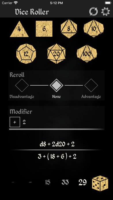 Dice Roller by Daydream screenshot 2