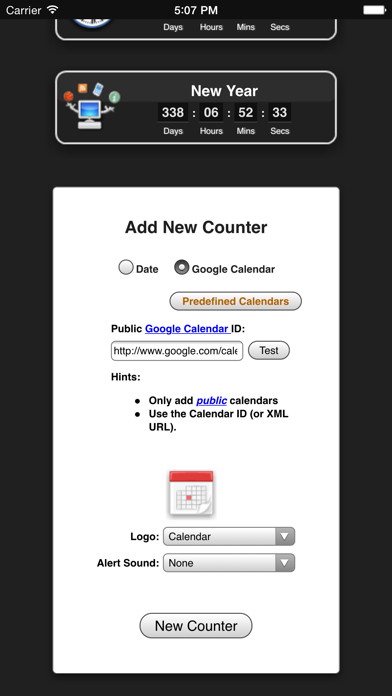 CountDownr Screenshot