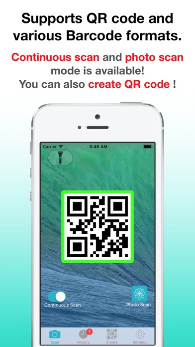 QRCode Barcode Screenshot