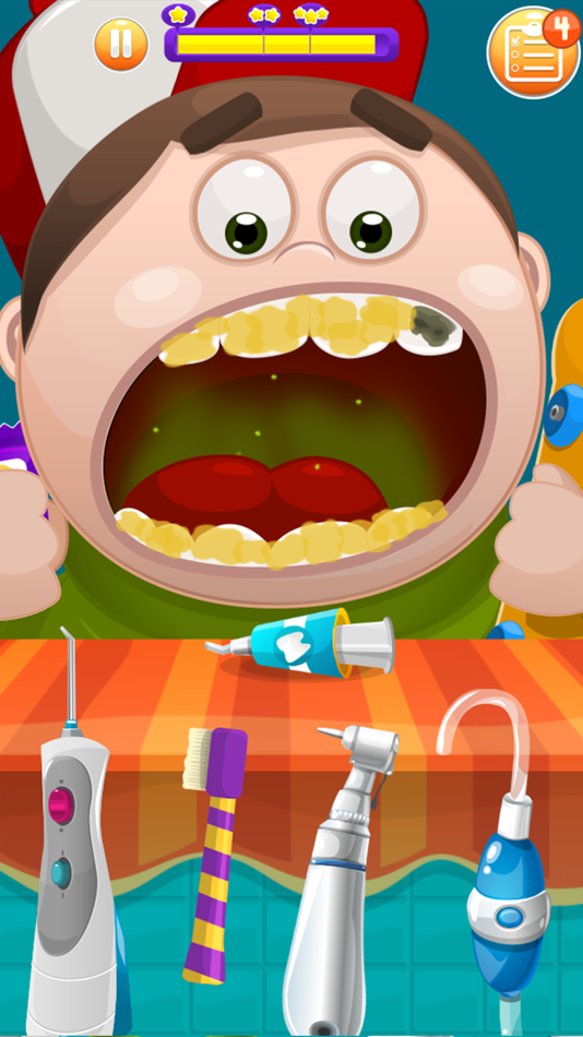 #1. Dr Teeth Dentist - Brush game (iOS) By: MAKSIM ELISEENKO