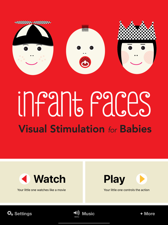 Screenshot #1 for Infant Faces: Baby Stimulation