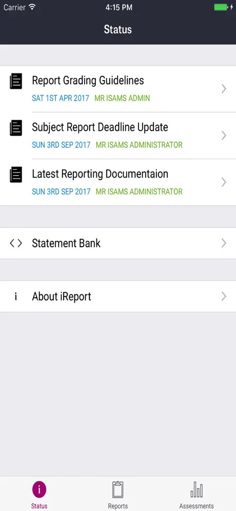 iReport App