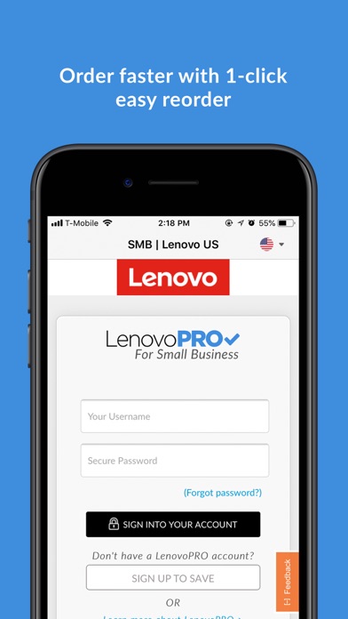 LenovoPRO for Small Business Screenshot