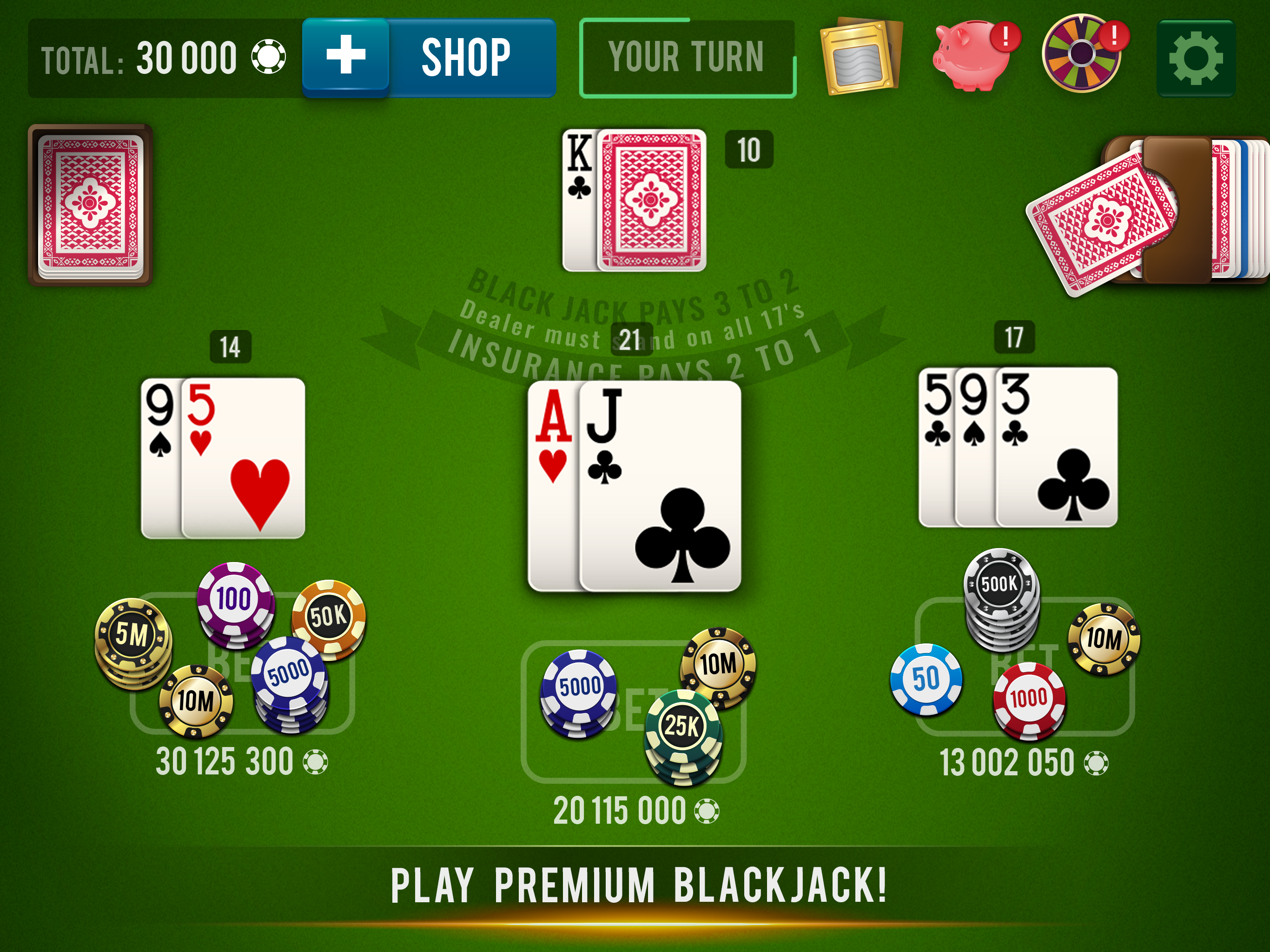 BLACKJACK 21 - Casino Vegas