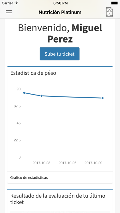 Nutrición Platinum screenshot 3