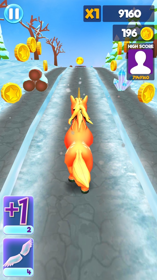 #3. Unicorn Runner 2020- Pony Run (iOS) 由: BigCode Games Pvt Ltd
