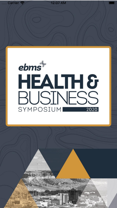 Screenshot #1 pour EBMS Health&Business Symposium