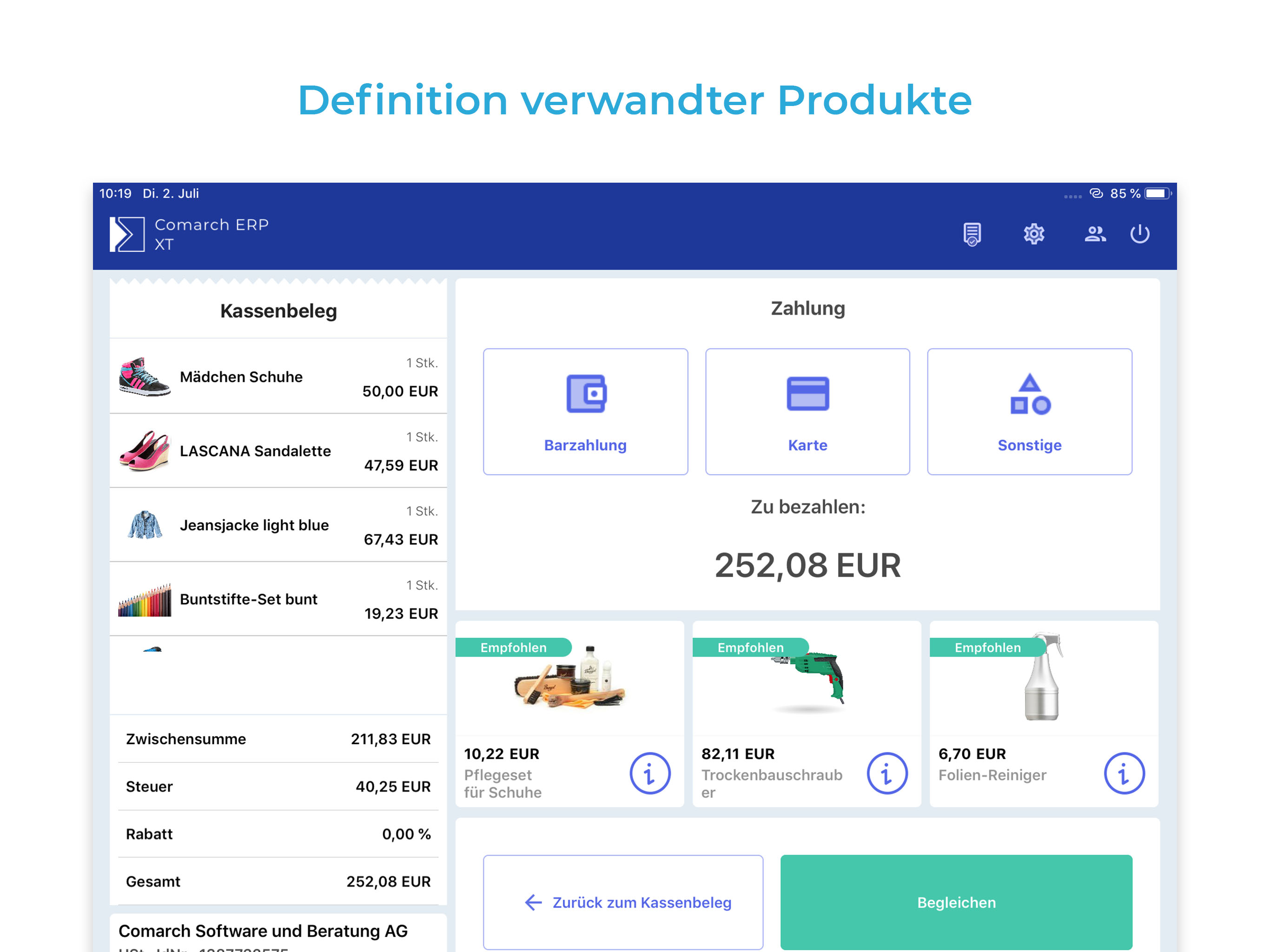 Comarch ERP XT POS screenshot 4