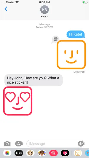 Instaface - Sticker Pack screenshot 3