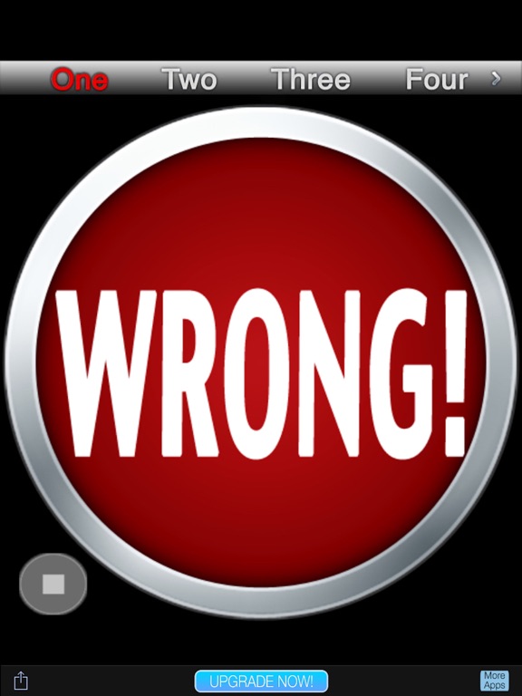 Wrong Button! iPad screenshot