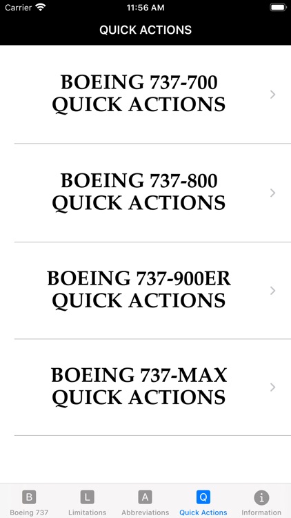 B737 Limitations Quick Actions screenshot-5