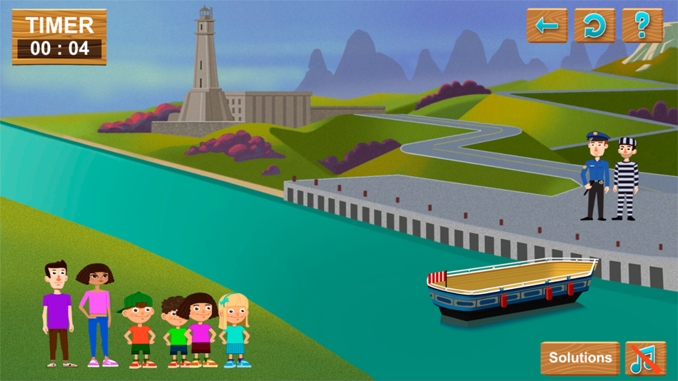 #8. The River Tests - IQ Puzzle (iOS) Bởi: SolverLabs