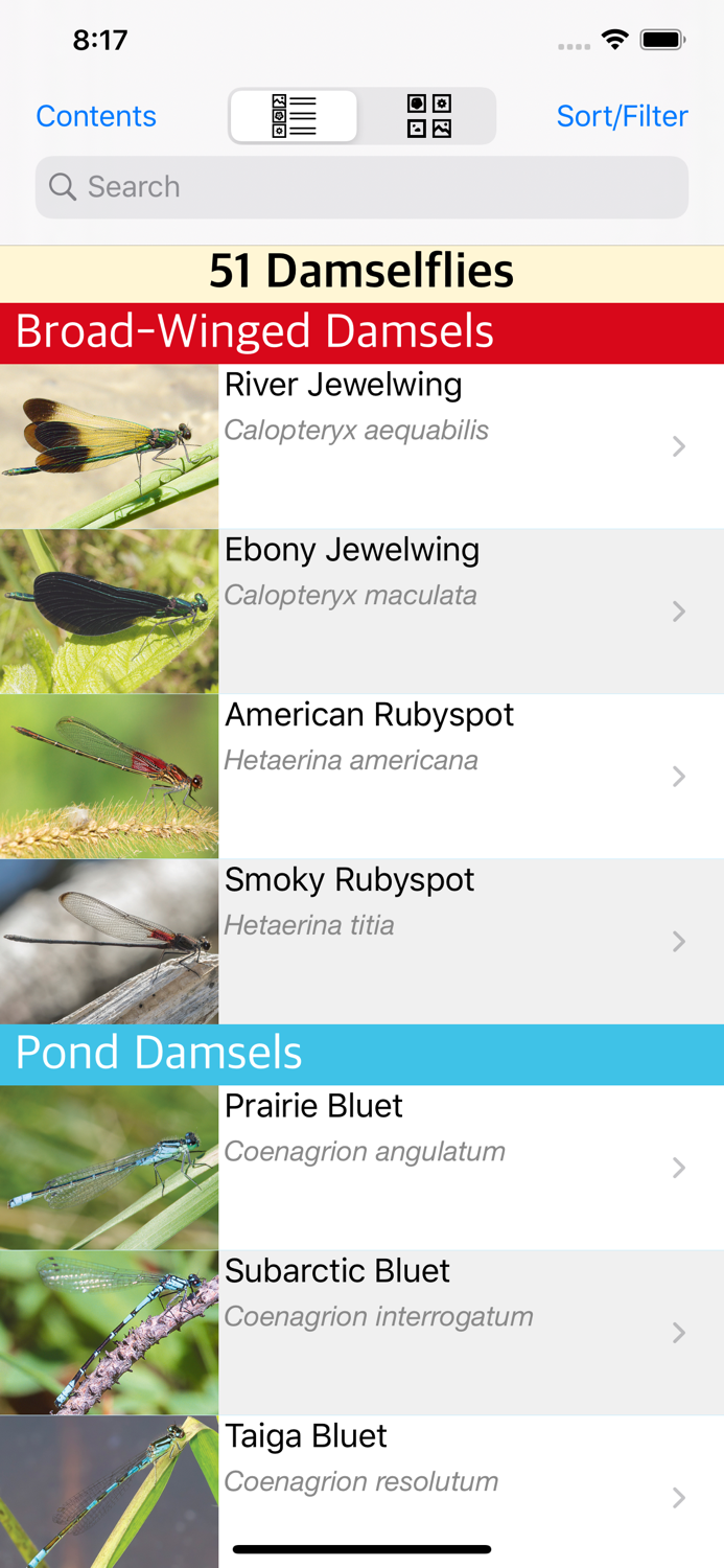 Damselflies of MN WI and MI