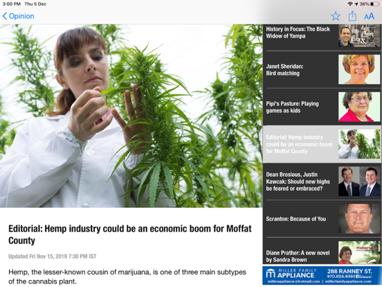 Craig Press iPad screenshot 4 - News app