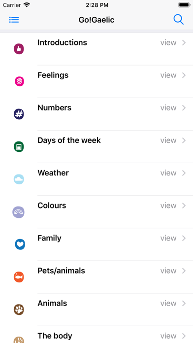 Screenshot #1 pour Go!Gaelic