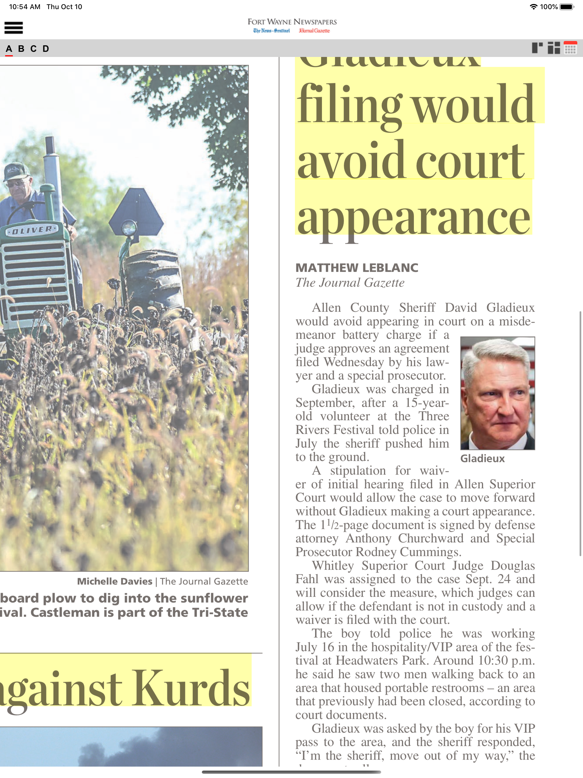 The Fort Wayne Journal Gazette screenshot 9